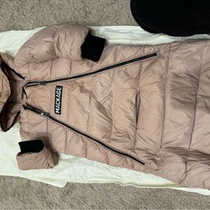 Mackage Light Tan Quilted Jacket